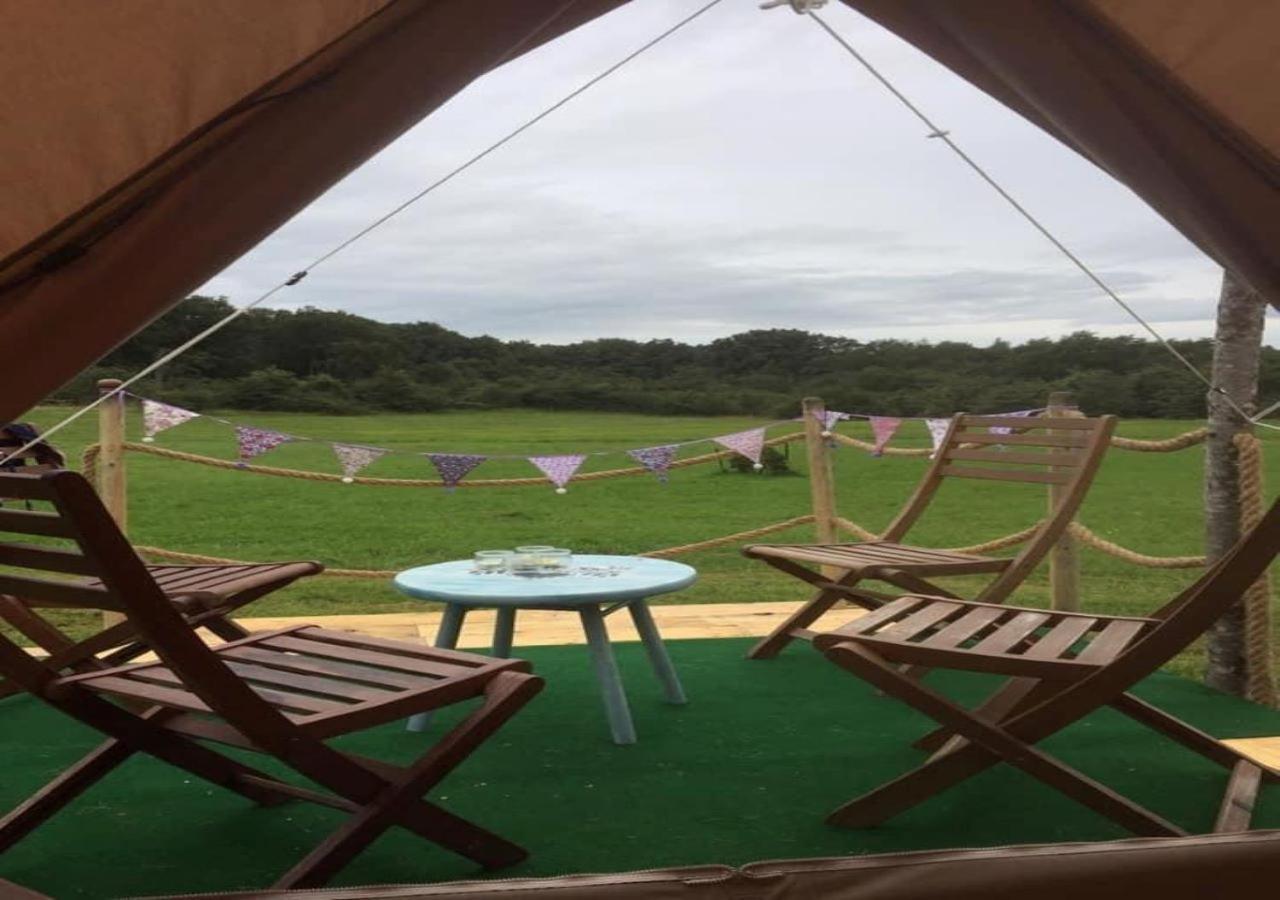 Hotel French Fields Luxury Glamping Original Mongolian Yurt Le-Vieux-Cerier Zewnętrze zdjęcie