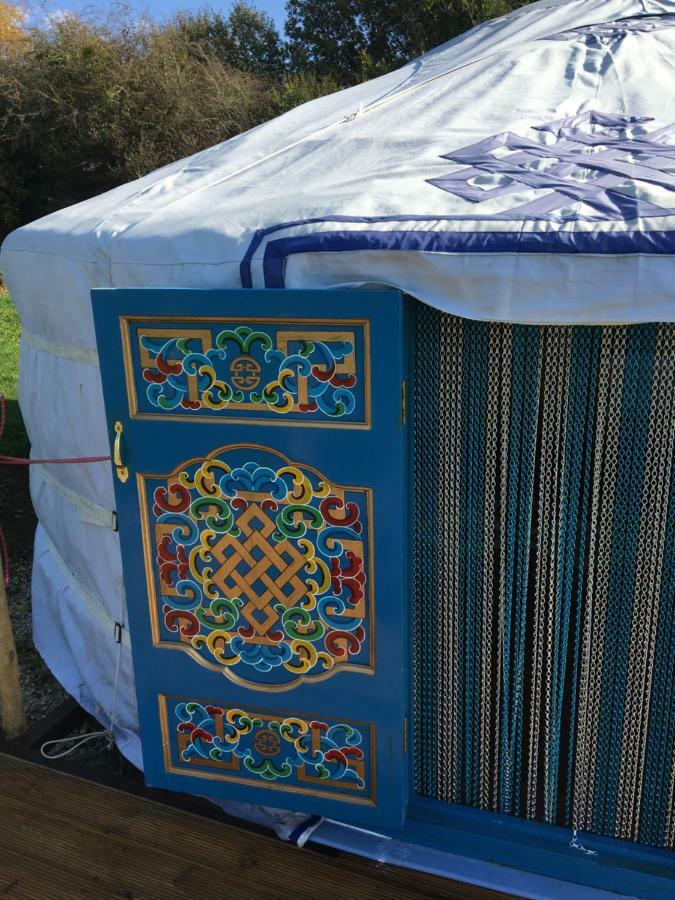 Hotel French Fields Luxury Glamping Original Mongolian Yurt Le-Vieux-Cerier Zewnętrze zdjęcie